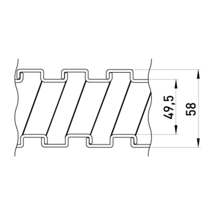 Металорукав e.met.sleeve.stand.sldx.50 оцинкований, сухий (20м)