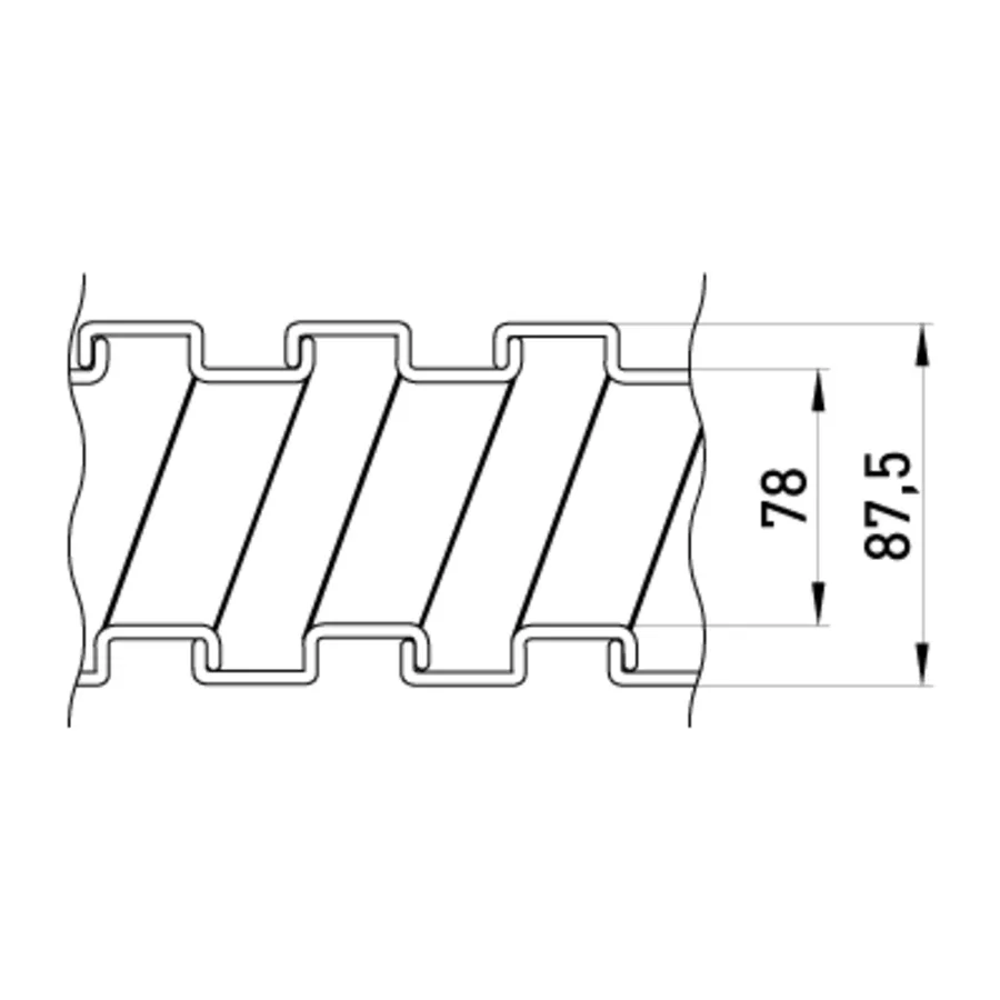 Металорукав e.met.sleeve.stand.sldx.80 оцинкований, сухий (10м)