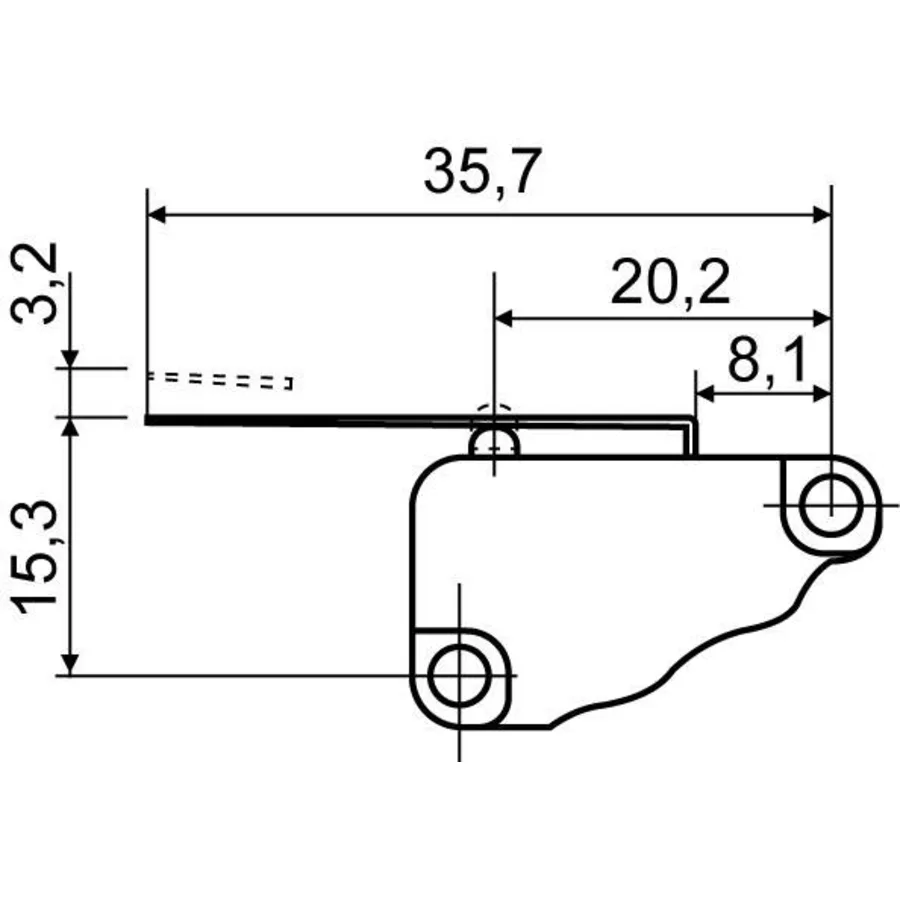 Мікровимикач V-15-21C25