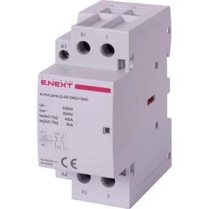 Модульний контактор e.mc.pro.2.40.1NO+1NC, 2р, 40А, 1NO+1NC, 220В