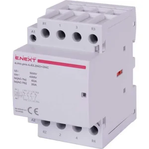 Модульний контактор e.mc.pro.4.63.2NO+2NC, 4р, 63А, 2NO+2NC, 220В