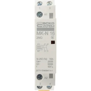 Модульний контактор MK-N 2P 16A 2NO 220V