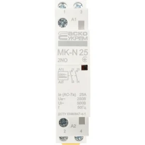 Модульний контактор MK-N 2P 25A 2NO 220V