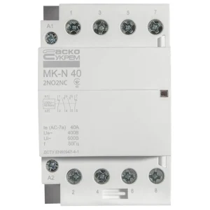 Модульний контактор MK-N 4P 40A 2NO2NC 220V