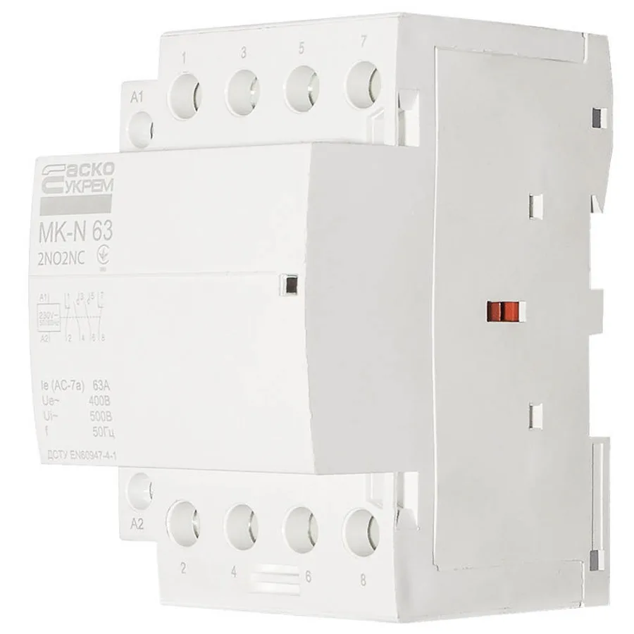 Модульний контактор MK-N 4P 63A 2NO2NC 220V