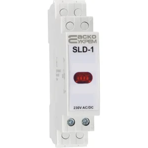 Модульний сигнальний індикатор 230V AC/DC SLD-1 червоний