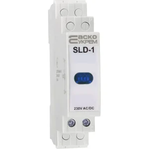 Модульний сигнальний індикатор 230V AC/DC SLD-1 синій