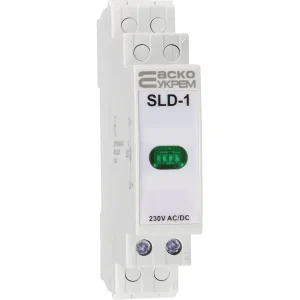 Модульний сигнальний індикатор 230V AC/DC SLD-1 зелений