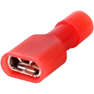 Наконечник-з'єднувач ізольований серії FN e.terminal.stand.fdfn1.25.250.red (fn.f.0,5.1,5) 0,5-1,5 кв.мм "мама", 100шт