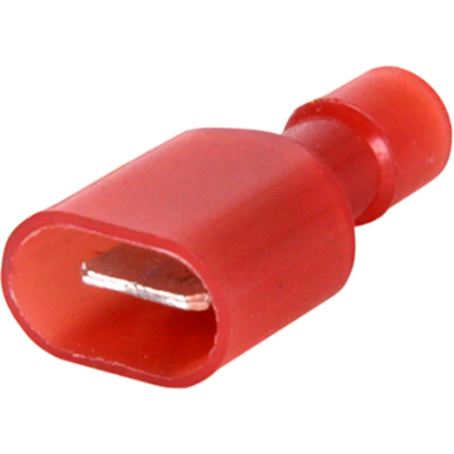 Наконечник-з'єднувач ізольований серії FN e.terminal.stand.mdfn1.25.250.red (fn.m.0,5.1,5) 0,5-1,5 кв.мм "папа", 100шт
