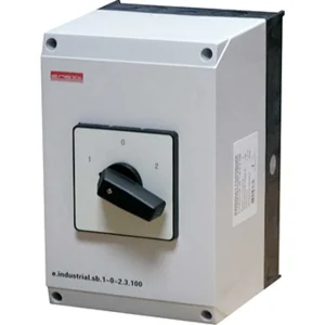 Пакетний перемикач в корпусі e.industrial.sb.1-0-2.3.32, 3р, 32А (1-0-2)