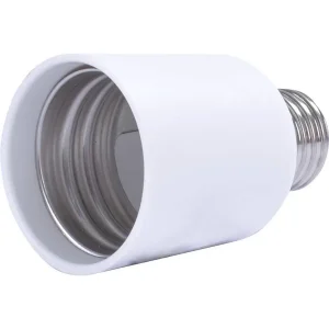 Перехідник e.lamp adapter.Е27/Е40.white, з патрону Е27 на Е40, пластиковий