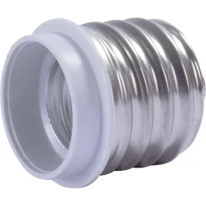 Перехідник e.lamp adapter.Е40/Е27.white, з патрону Е40 на Е27, пластиковий