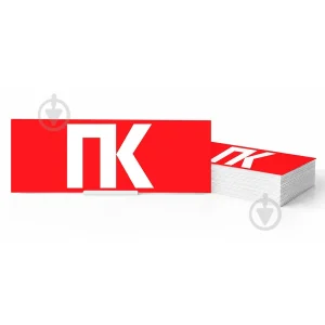 Піктограма "ПК" для аварійних світильників 297 e.pict.pk.280.95