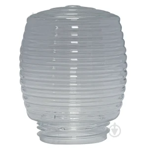 Плафон e.street.light.a85.barrel.wh типу "Бочонок" прозорий, Е27