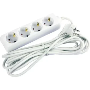 Подовжувач e.es.4.3.z.b 4 гнізда, 3м, з з/к, baby protect