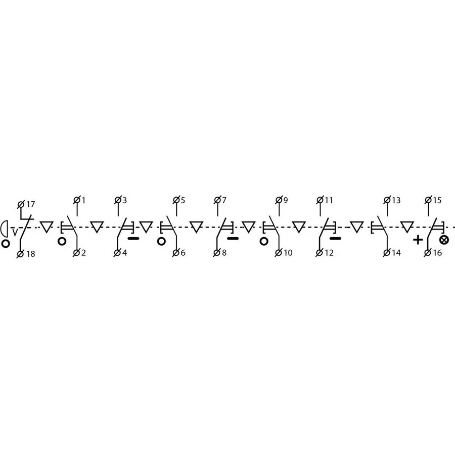 Пост кнопковий XAL-B3-8713К з ключем