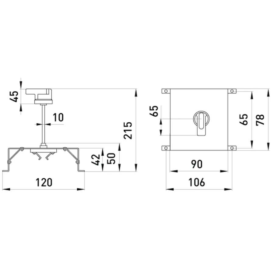 Поворотна рукоятка e.industrial.ukm.60.CS