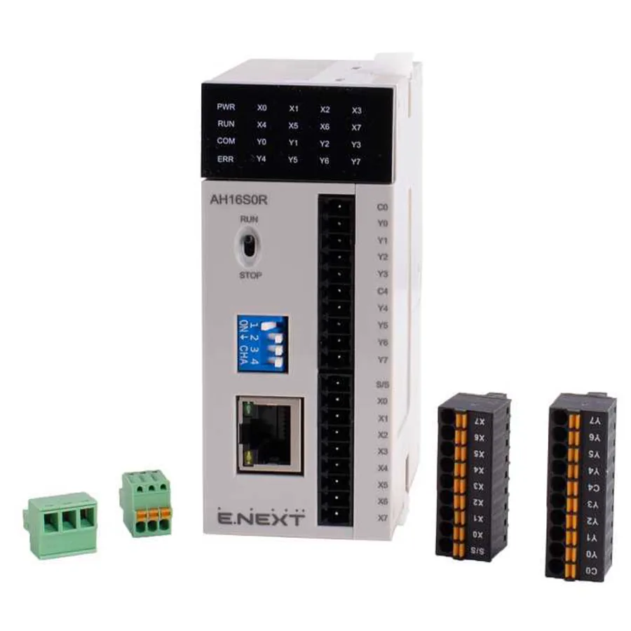 Програмований логічний контролер серії АH 24В 8DI 8DO (relay) 1 RS485 1 Ethernet