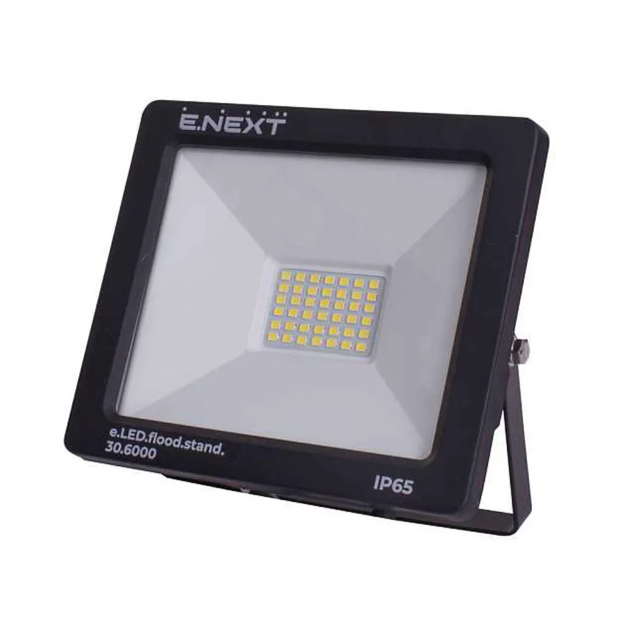 Прожектор світлодіодний e.LED.flood.stand.30.6000, 30Вт, 6000К
