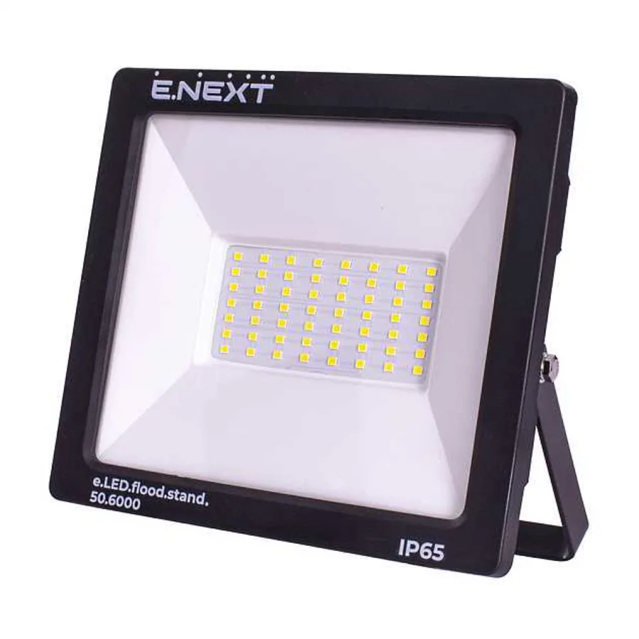 Прожектор світлодіодний e.LED.flood.stand.50.6000, 50Вт, 6000К
