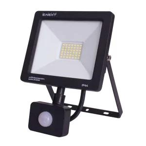 Прожектор світлодіодний з датчиком руху e.LED.flood.stand.sensor.30.6000, 30Вт, 6000К