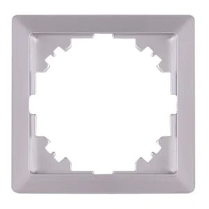 Рамка e.lux.10024L.1.fr.aluminium 1-містна, "алюміній"
