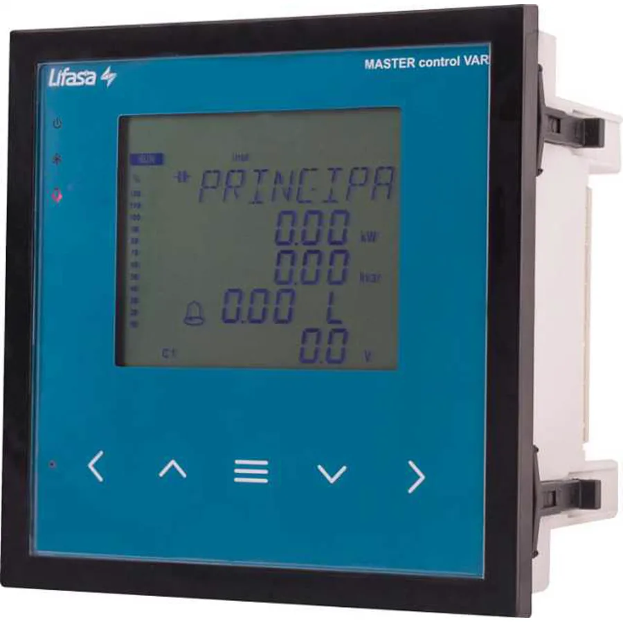 Регулятор реактивної потужності MASTER Control Var 6 (на 6 ступенів), AC110…480В, RS485