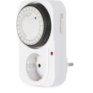 Реле часу електромеханічне розеточне добове e.control.t11