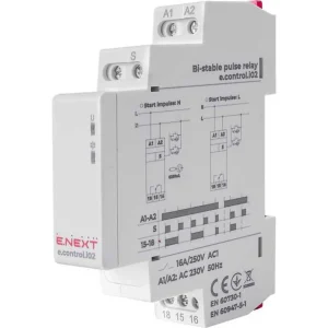 Реле імпульсне e.control.i02, 16A, 230V