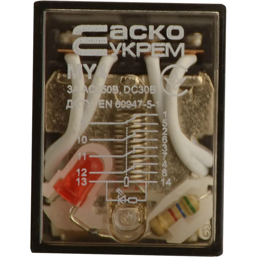 Реле МY4 (DC 110 V)