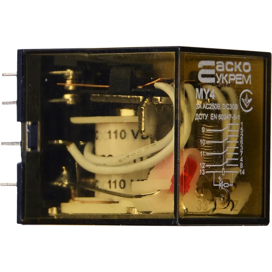 Реле МY4 (DC 110 V)