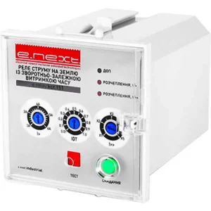 Реле пробою струму на землю зі зворотньо-залежною затримкою часу e.relay.kcr.153