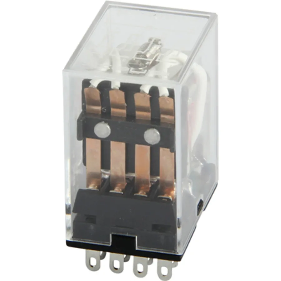 Реле проміжне e.control.p341 3А, 4 групи контактів, котушка 12В DC