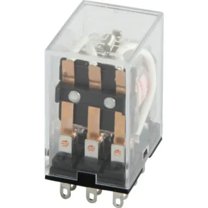 Реле проміжне e.control.p532 5А, 3 групи контактів, котушка 12В АC