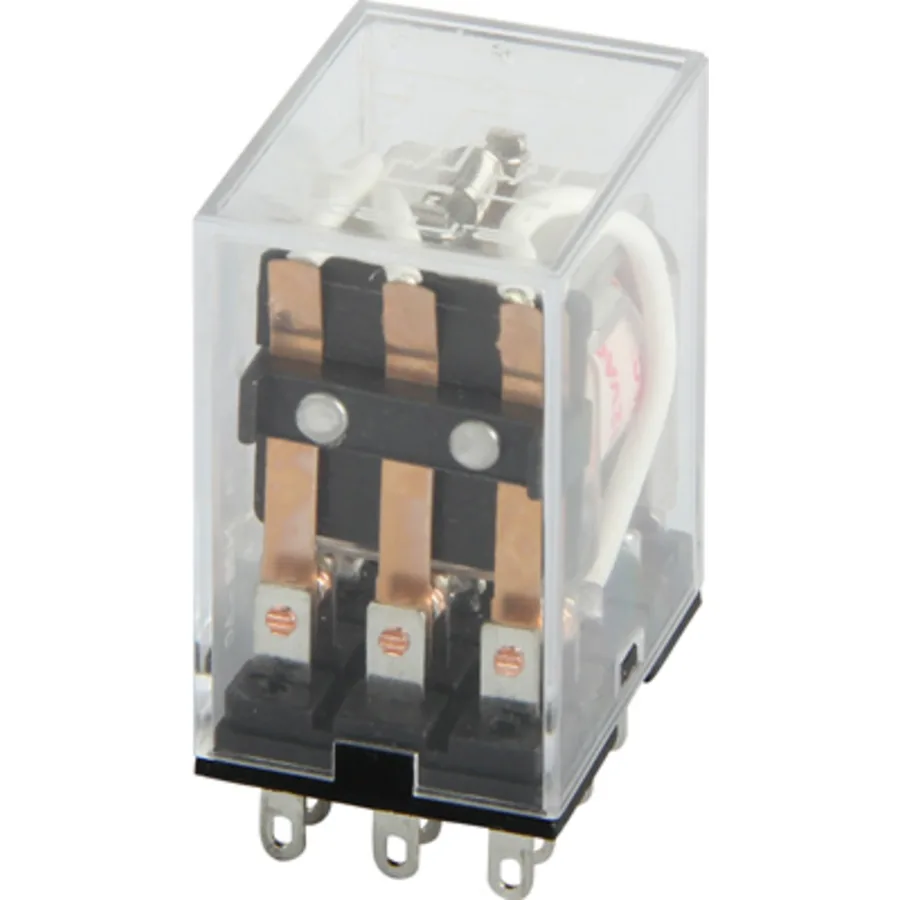 Реле проміжне e.control.p532 5А, 3 групи контактів, котушка 12В АC