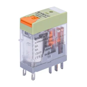 Реле проміжне e.relay.pro.8.2.24DC, 8А, 2 групи контактів, котушка 24В DC