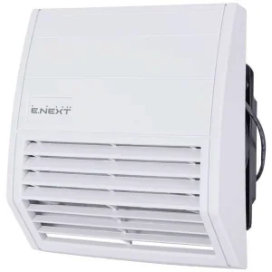 Решітка з фільтром e.climat.fanfilter.pro.125 та вентилятором 125х125мм, IP55