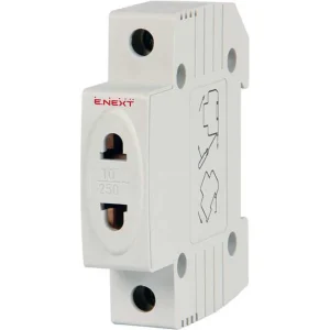 Розетка на DIN-рейку e.socket.stand.din, 230 В