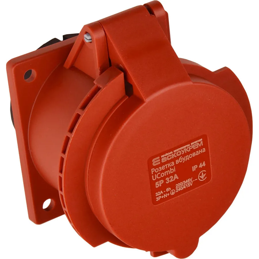 Розетка вбудована серії UCombi 5P 32A IP 44
