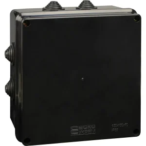 Розподільча коробка серії UAtmo Jet Black 150*150*70 (уп. 9шт)