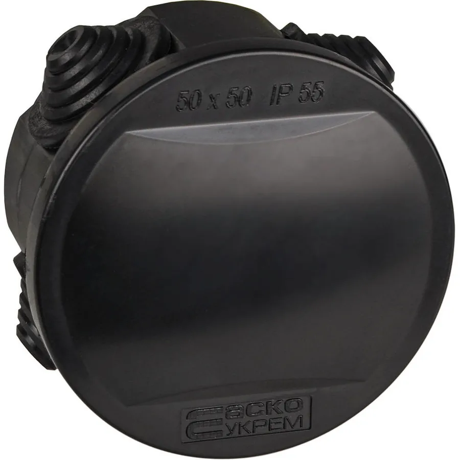 Розподільча коробка серії UAtmo Jet Black 50*50 (уп. 25шт)