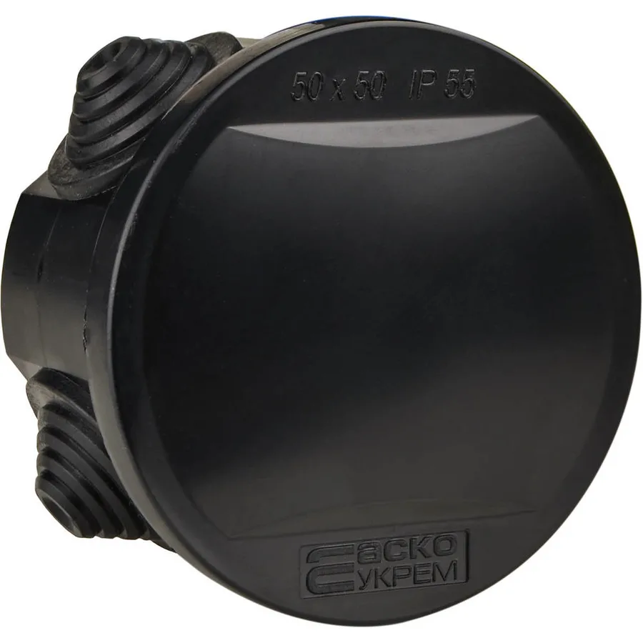Розподільча коробка серії UAtmo Jet Black 50*50 (уп. 25шт)