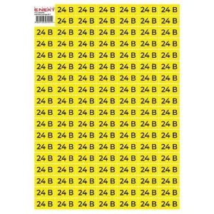 Самоклеюча наліпка "24В"  e.sticker.voltage.24.1 (40х20мм) 102 шт/аркуш