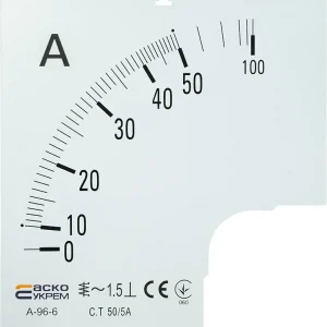 Шкала   50/5А к А-96-6