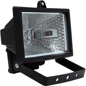 Світильник e.halogen.500.black 500Вт, чорний прожектор
