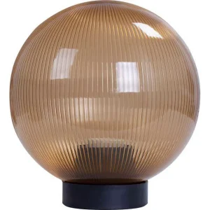 Світильник e.street.light.200.gold.pr.ua типу "Куля" золотистий призма, Е27