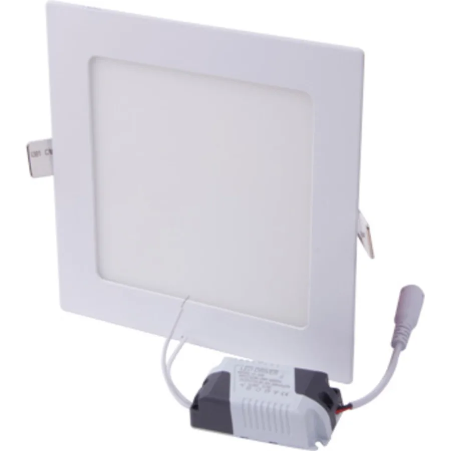 Світильник світлодіодний вбудов e.LED.MP.Square.R.12.4500, квадрат, 12Вт, 4500К, 840Лм