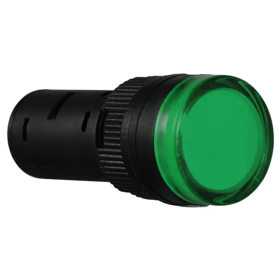 Сигнальна арматура AD16-16DS зелена 24V АC/DC