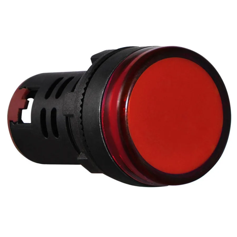 Сигнальна арматура AD22-22DS червона 220V DC